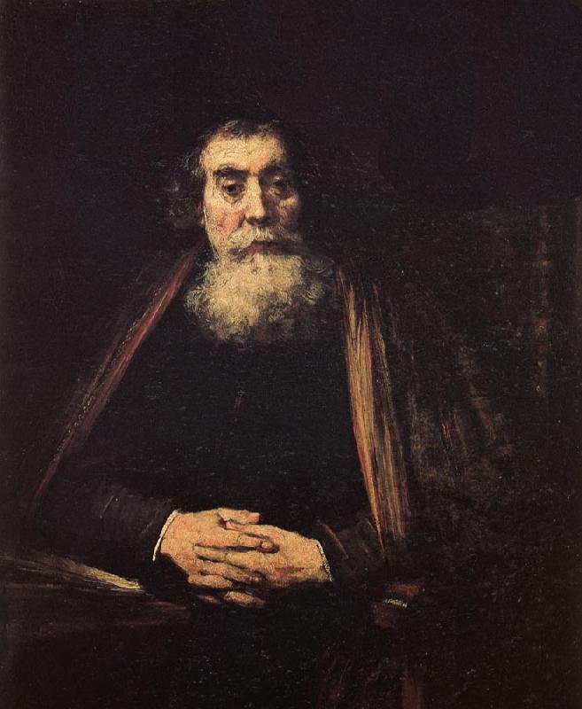 REMBRANDT Harmenszoon van Rijn Portrait of an Old Man Germany oil painting art
